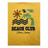 Please T-Shirt Girocollo Tinta Unita Con Stampa Giallo Per Neonato