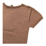 Wedoble T-Shirt Girocollo Tinta Unita per Neonato V2409301C MARRONE WEDOBLE 