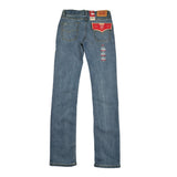 Levi'S Jeans Tinta Unita con Girovita Regolabile per Bambino 9E2008 BLU LEVI'S 