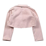 Please Giacca Tinta Unita per Bambina LG00172G73XJ ROSA PLEASE 