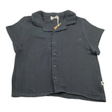 Petit Indi Camicia Mezza Manica Tinta Unita per Bambino SS25BK7326 GRIGIO PETIT INDI 