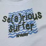 K-Way T-Shirt Girocollo Tinta Unita con Stampa per Bambino K1161YW BIANCO K-WAY 