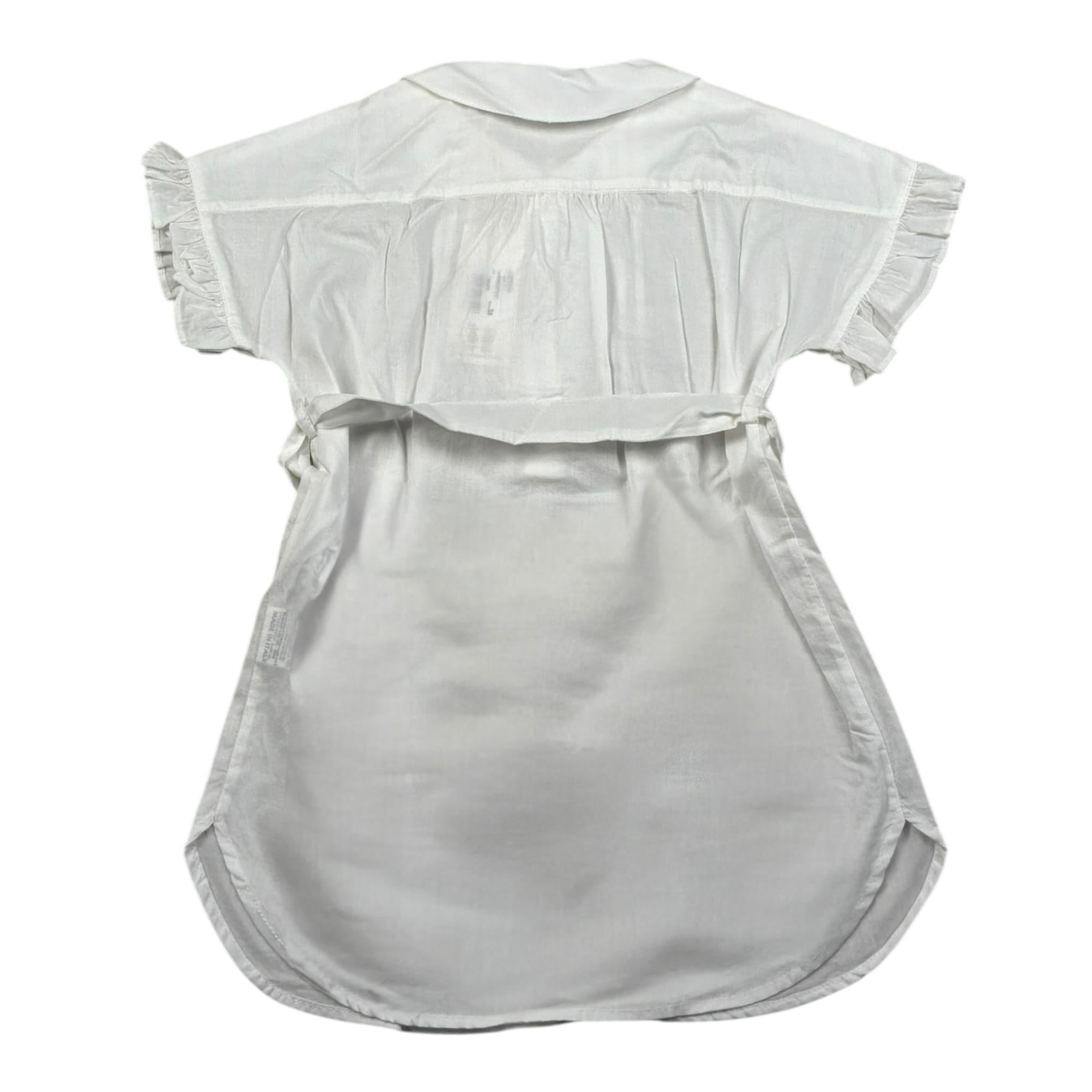 Zhoe & Tobiah Abito Giromanica Tinta Unita per Bambina RTT7FJ BIANCO ZHOE & TOBIAH 