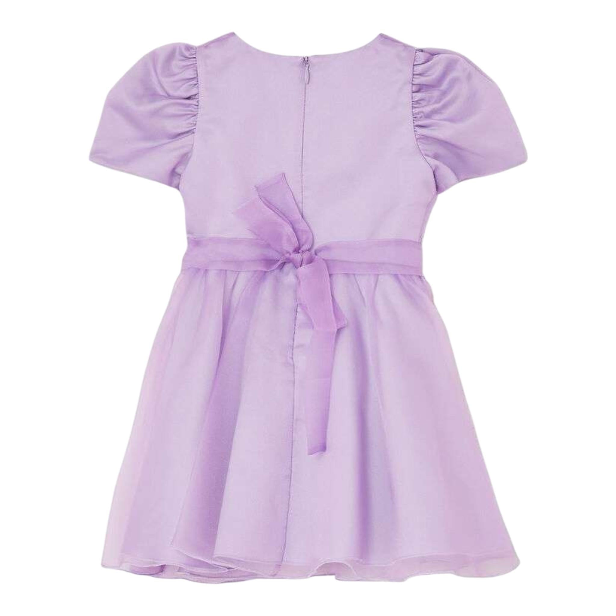 Liu Jo Abito Giromanica Tinta Unita per Neonata KA5117N LILLA LIU JO 