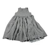 Caffe' D'Orzo Abito Tinta Unita Giromanica con Fantasia per Bambina ZW1B02P0509 BIANCO/NERO CAFFE' D'ORZO 