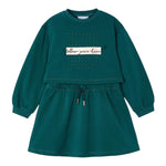 MAYORAL completo 2pz felpa-shorts tinta unita Verde per Bambina 4927 VERDE MAYORAL 