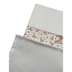 Barcellino Set Lenzuola 3 Pezzi Tinta Unita per Neonata 10085 BIANCO BARCELLINO 