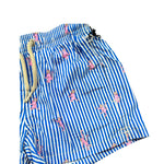 Saint Barth Costume Modello Boxer Tinta Unita con Stampa per Bambino 00225L BIANCO SAINT BARTH 