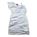 Marc Ellis Abito Monospalla Tinta Unita con Logo per Bambina JMJDR01239X BIANCO MARC ELLIS 