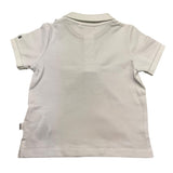 Boss Polo Mezza Manica Tinta Unita per Neonato J52100 BIANCO BOSS 