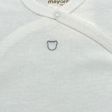 Mayoral Body Mezza Manica Tinta Unita per Neonato 2707MM BIANCO MAYORAL 