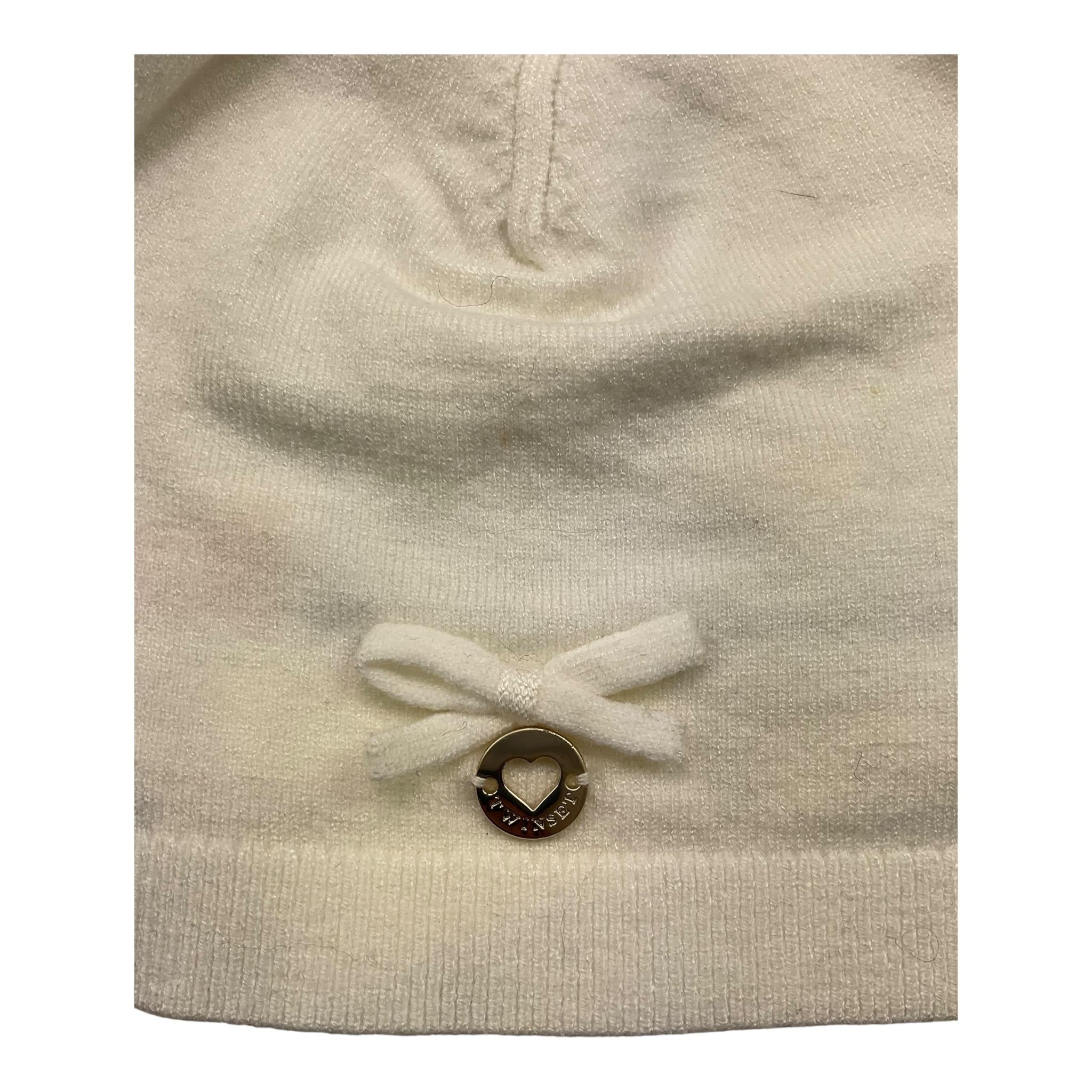 TWINSET cappello tnta unita con ricami Panna per Bambina FA7HAA PANNA TWINSET 