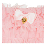 Angel'S Face Top Bretelline Tinta Unita con Tulle Rosa per Bambina