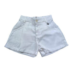 Dixie Short Tinta Unita con Bottone per Bambina RB73130G39 BIANCO DIXIE 