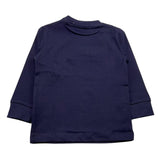 CESARE PACIOTTI shirt girocollo tinta unita con logo Blu per Neonata TSP05307BN BLU CESARE PACIOTTI 