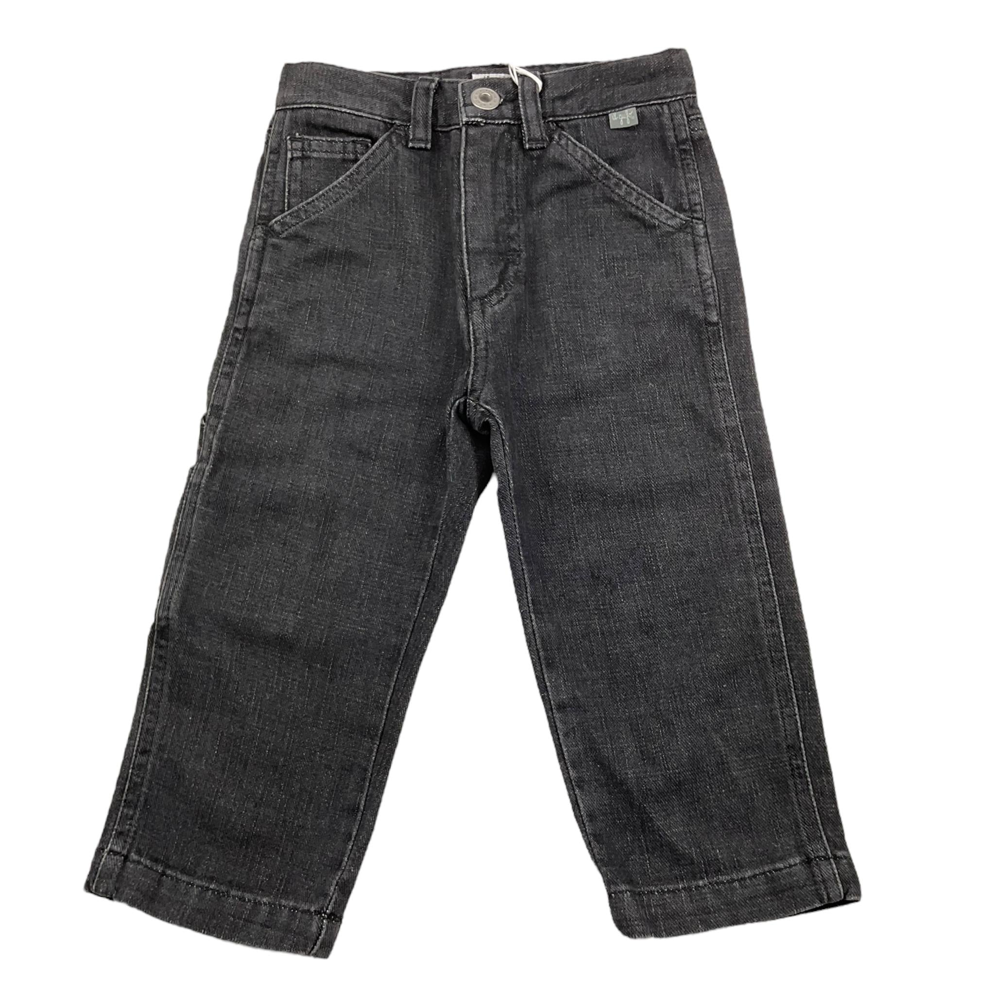 IL GUFO jeans tinta unita con girovita regolabile Nero per Neonato A24PL431J0048N NERO IL GUFO 