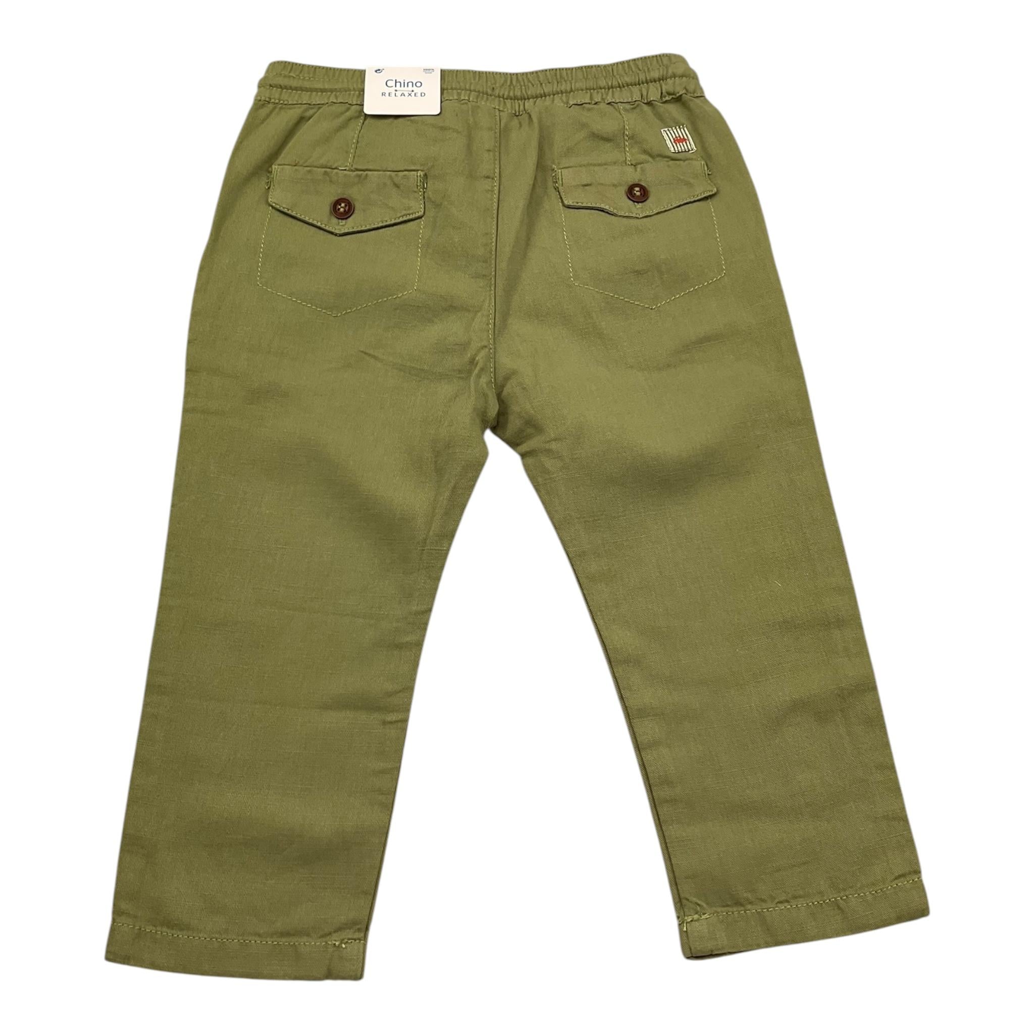 Mayoral Pantalone Tinta Unita con Elastico In Vita per Neonato 1502 VERDE MAYORAL 