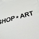 Shopart Abito Giromanica Tinta Unita con Stampa per Bambina SAJDR000409 BIANCO SHOPART 