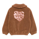 SAINT BARTH giubbino modello teddy tinta unita con zip  Biscotto per Bambina ABE002 BISCOTTO SAINT BARTH 