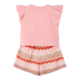 Mayoral Completo 2 Pezzi T-Shirt-Short per Bambina 3209 SALMONE MAYORAL 