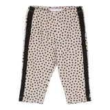 Monnalisa Leggins Tinta Unita Fantasia Pois per Bambina 11A410 BEIGE MONNALISA 