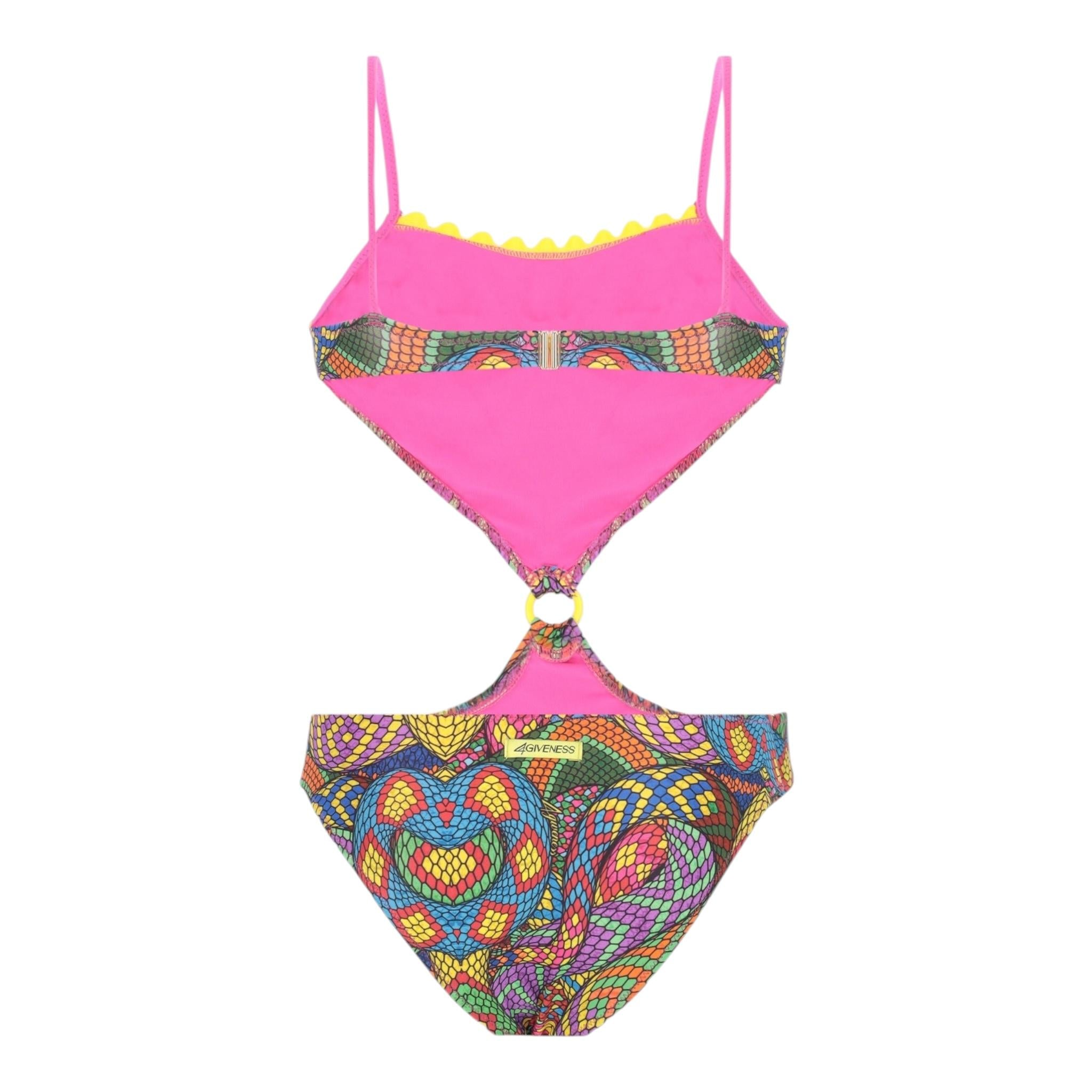 4Giveness Costume Intero Multicolor per Bambina 125GBWIN5105 MULTICOLOR 4GIVENESS 