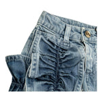 Fun & Fun Gonna Tinta Unita In Denim per Neonata FBSK01345 AZZURRO FUN & FUN 