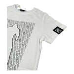 Bikkembergs Completo 2 Pezzi T-Shirt-Bermuda Bicolore per Bambino BK31533 BIANCO/NERO BiKKEMBERGS 