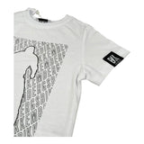 Bikkembergs Completo 2 Pezzi T-Shirt-Bermuda Bicolore per Bambino BK31533 BIANCO/NERO BiKKEMBERGS 