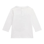 GUESS shirt girocollo tinta unita con stampa Bianco per Neonato I4YI02K8HM4X BIANCO GUESS 