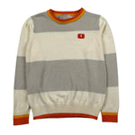 Trussardi Maglia Girocollo Bicolore per Bambino TBP26084MA BEIGE TRUSSARDI 