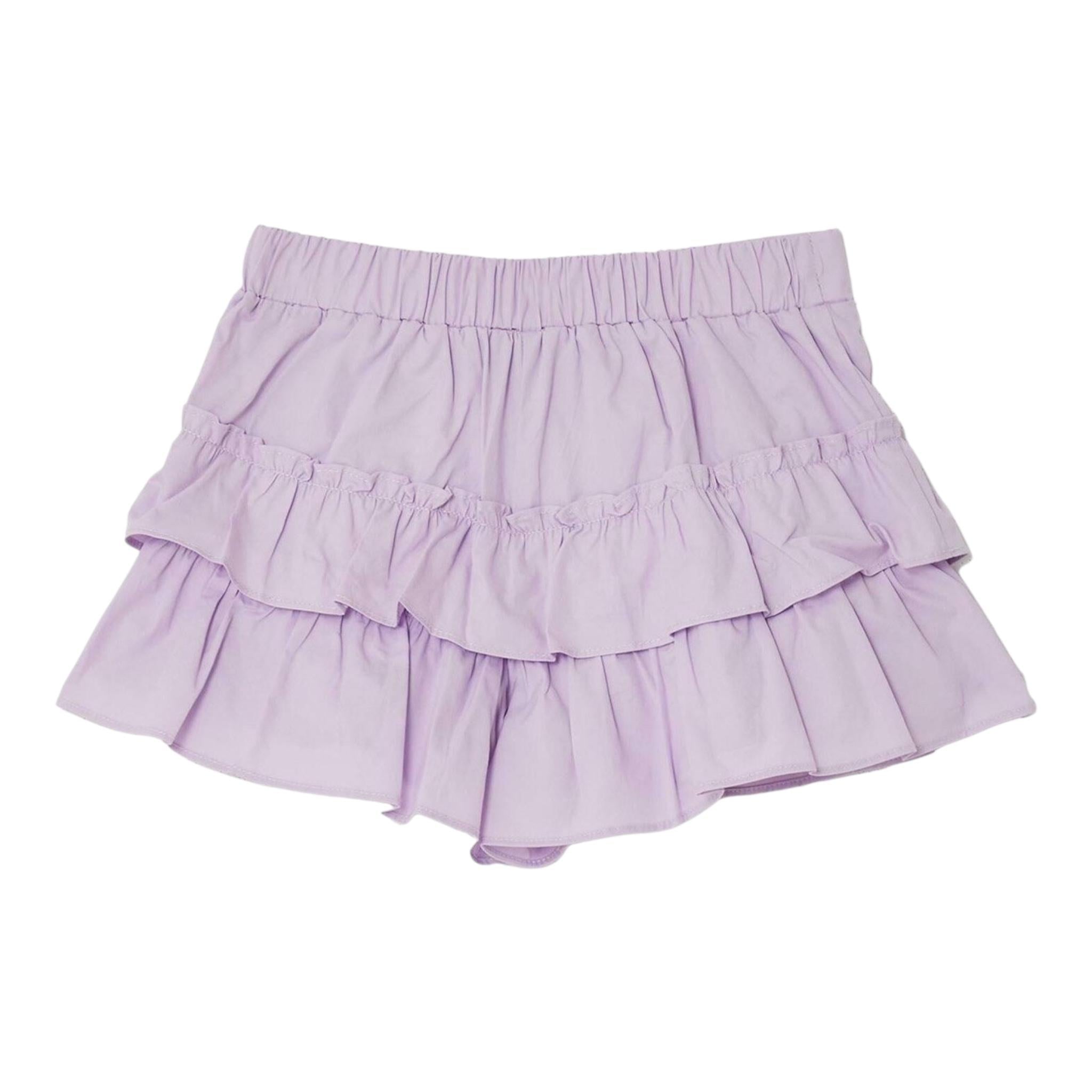 Liu Jo Short Tinta Unita Modello Gonna per Bambina KA5125X LILLA LIU JO 