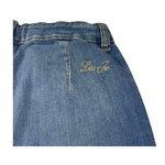 Liu Jo Jeans Tinta Unita Modello Palazzo per Bambina GA3107 AZZURRO LIU JO 