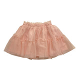 Name.It Gonna Tinta Unita Con Elastico In Vita E Tulle Rosa Per Neonata