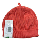 Wedoble Cappello Tinta Unita Traforato per Neonata V2506307A CORALLO WEDOBLE 