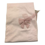 BARCELLINO coperta tinta unita con ricami Rosa per Neonata 105725 ROSA BARCELLINO 