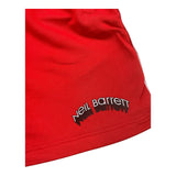 Neil Barrett Bermuda In Tuta Tinta Unita Con Elastico In Vita Rosso Per Bambino