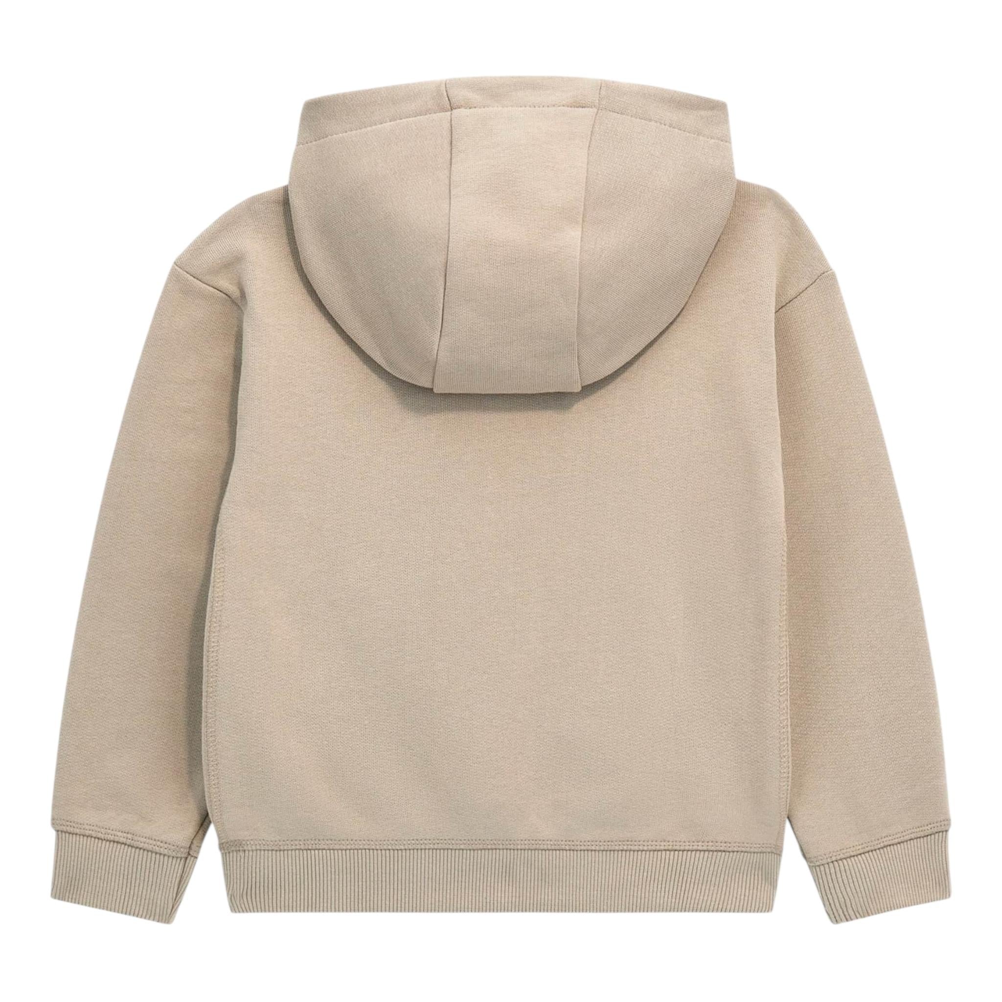 GUESS felpa chiusa con cappuccio titna unita con logo Beige per Bambino L4RQ23KAD74 BEIGE GUESS 