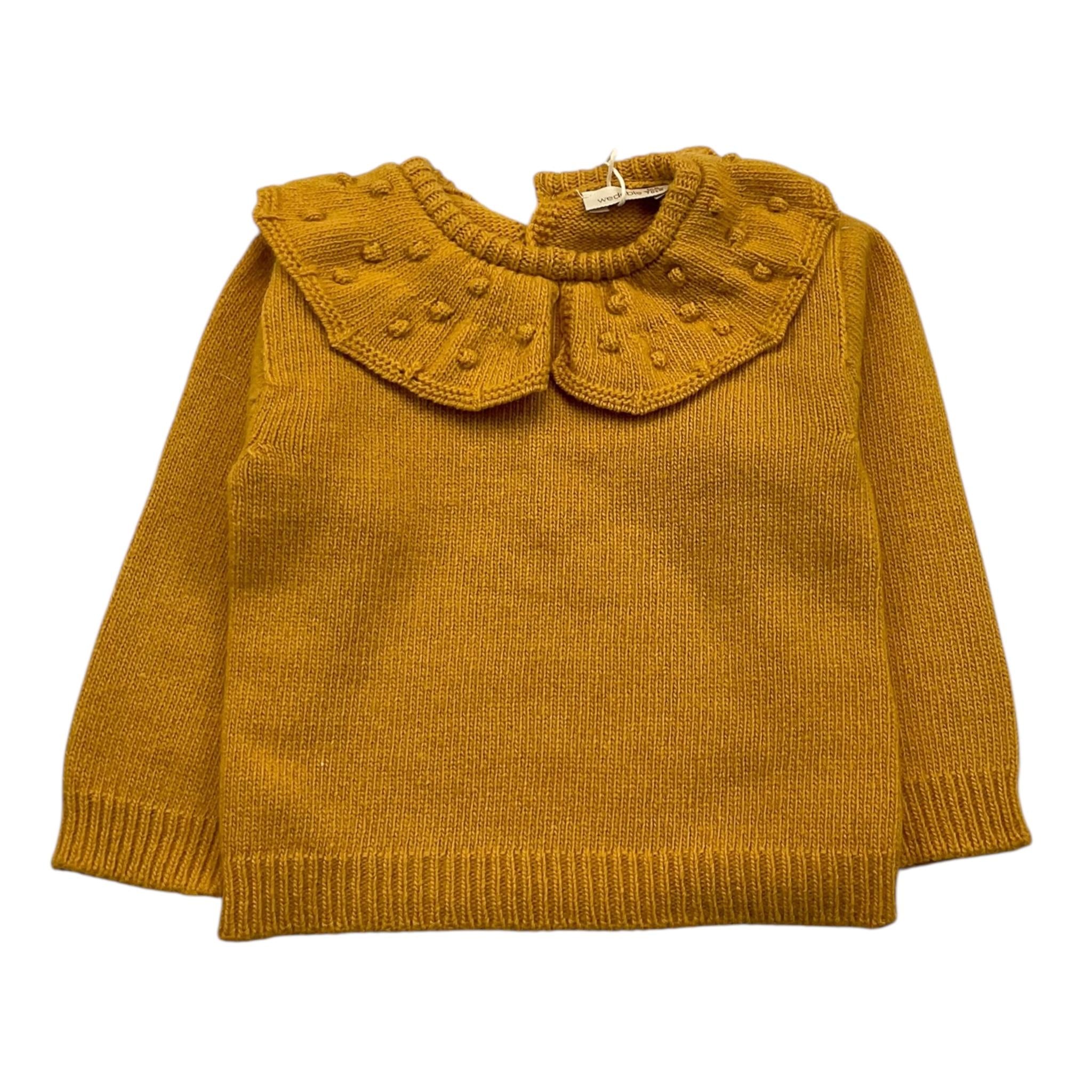 WEDOBLE maglia tinta unita con clletto Giallo per Neonato I24067301 GIALLO WEDOBLE 