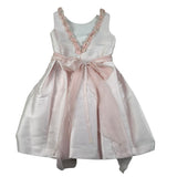 Mimilu' Abito Cerimonia Tinta Unita Giromanica per Bambina 616 ROSA MIMILU' 