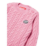 Diesel Maglia Tinta Unita con Logo per Neonata K00594 ROSA DIESEL 