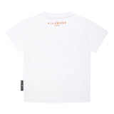 John Richmond T-Shirt Girocollo Tinta Unita con Stampa per Bambino RIP25014TSJ BIANCO JOHN RICHMOND 