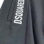 DSQUARED2 pantalone tinta unita con elastico in vita Nero per Bambino DQ1185 NERO DSQUARED2 