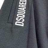 DSQUARED2 pantalone tinta unita con elastico in vita Nero per Bambino DQ1185 NERO DSQUARED2 