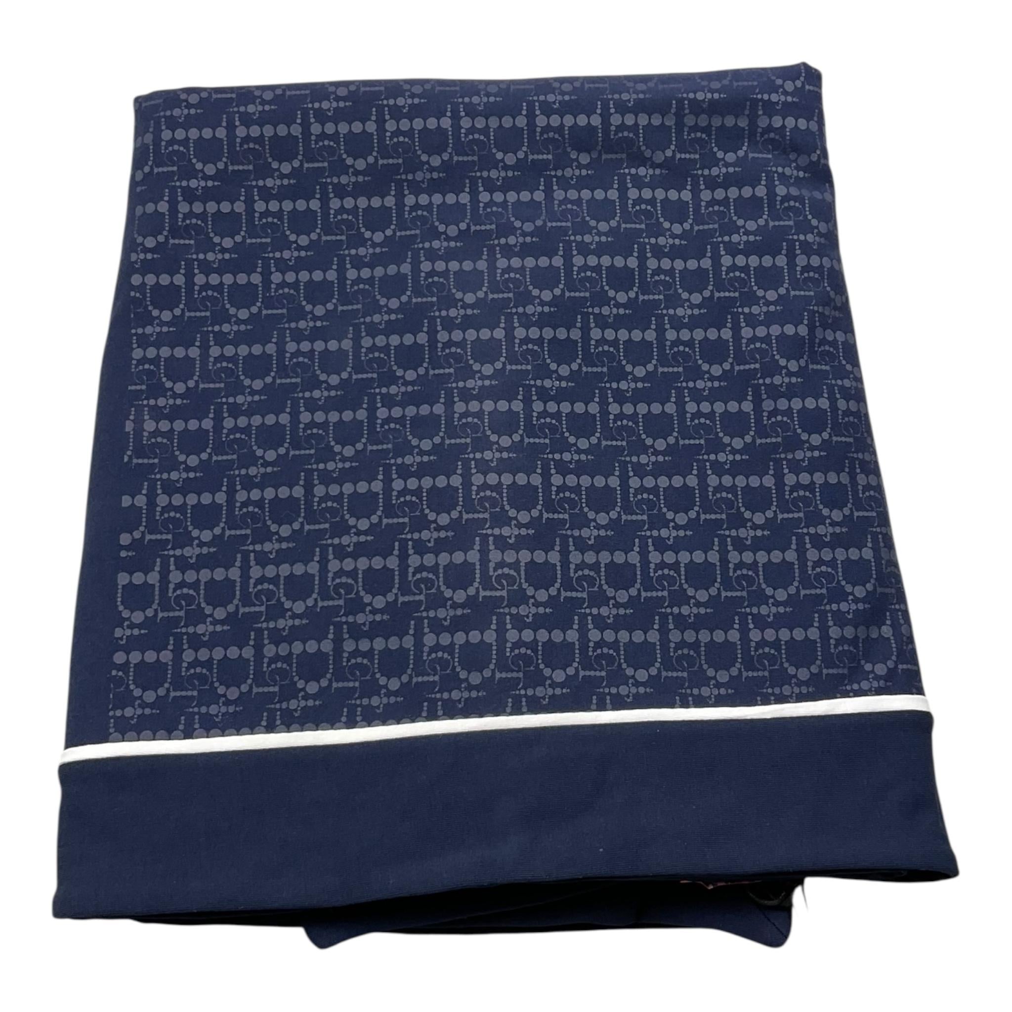 CESARE PACIOTTI coperta tinta unita con logo Blu per Neonato COP5302N BLU CESARE PACIOTTI 