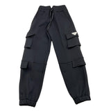 YES LONDON pantalone tuta tinta unita con tasconi Nero per Bambino JR0346 NERO YES LONDON 