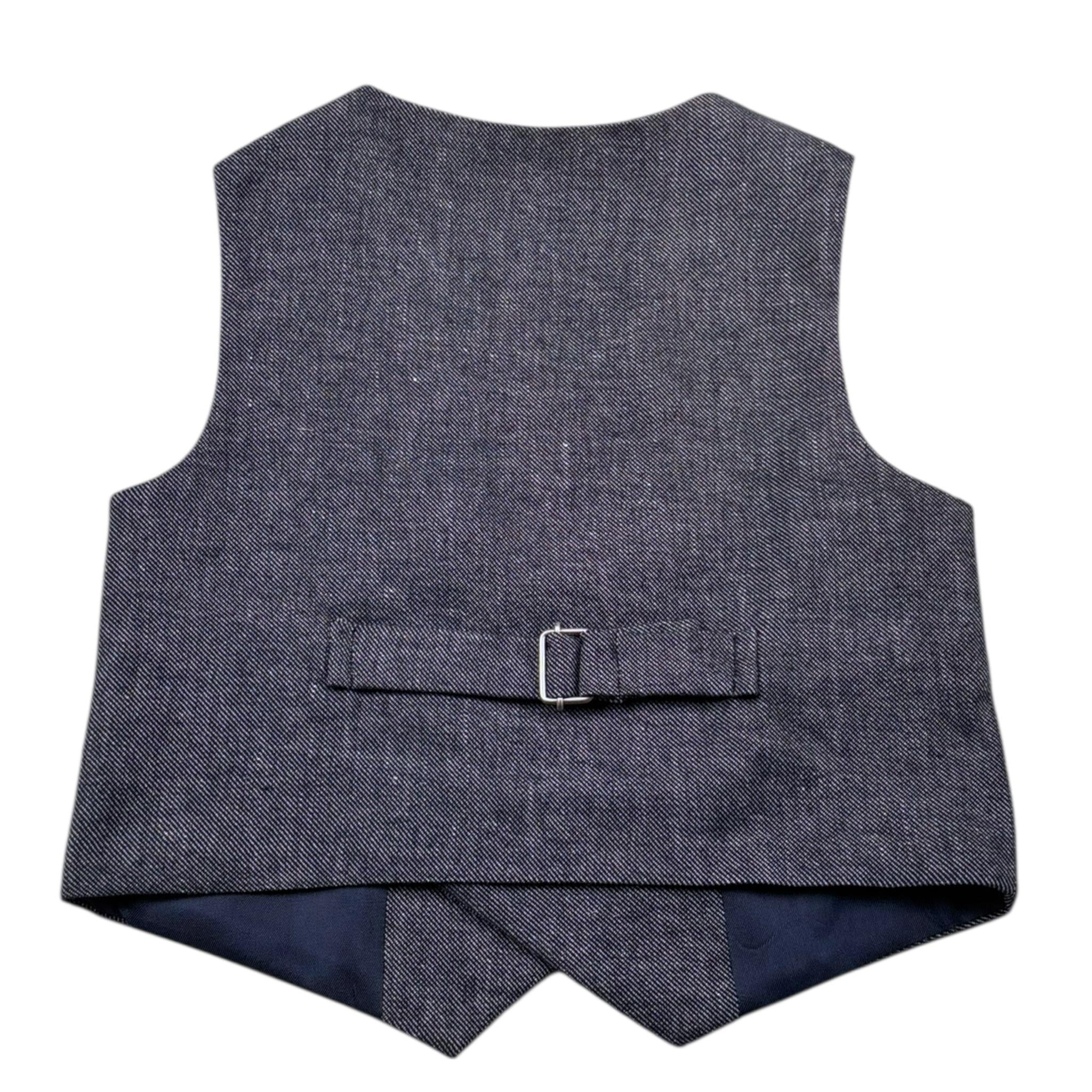 Pure Firenze Gilet Tinta Unita Doppiopetto per Neonato PC03351 BLU PURE FIRENZE 