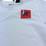 K-Way T-Shirt Girocollo Tinta Unita con Stampa per Bambino K3148NW BIANCO K-WAY 