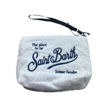 Saint Barth Pochette Tinta Unita con Ricami per Bambina ALI004500238 BIANCO SAINT BARTH 