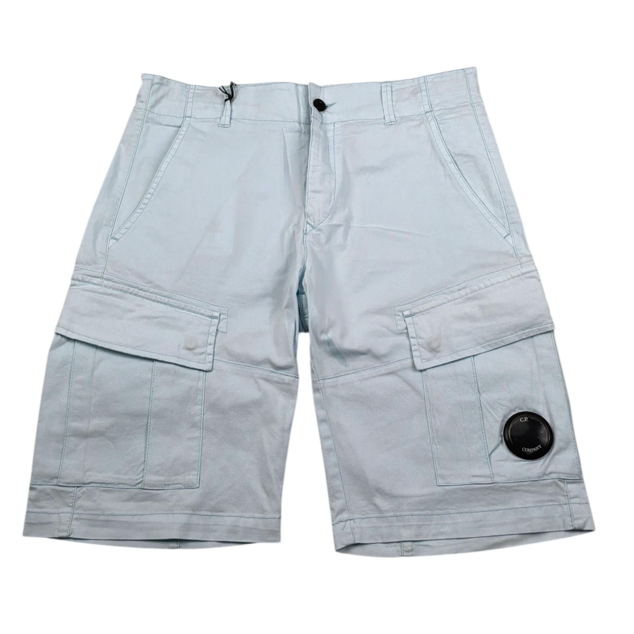 C.P. Company Bermuda tinta unita Coon Girovita Regolabile Azzurro per Bambino CUQ005 AZZURRO C.P. COMPANY 